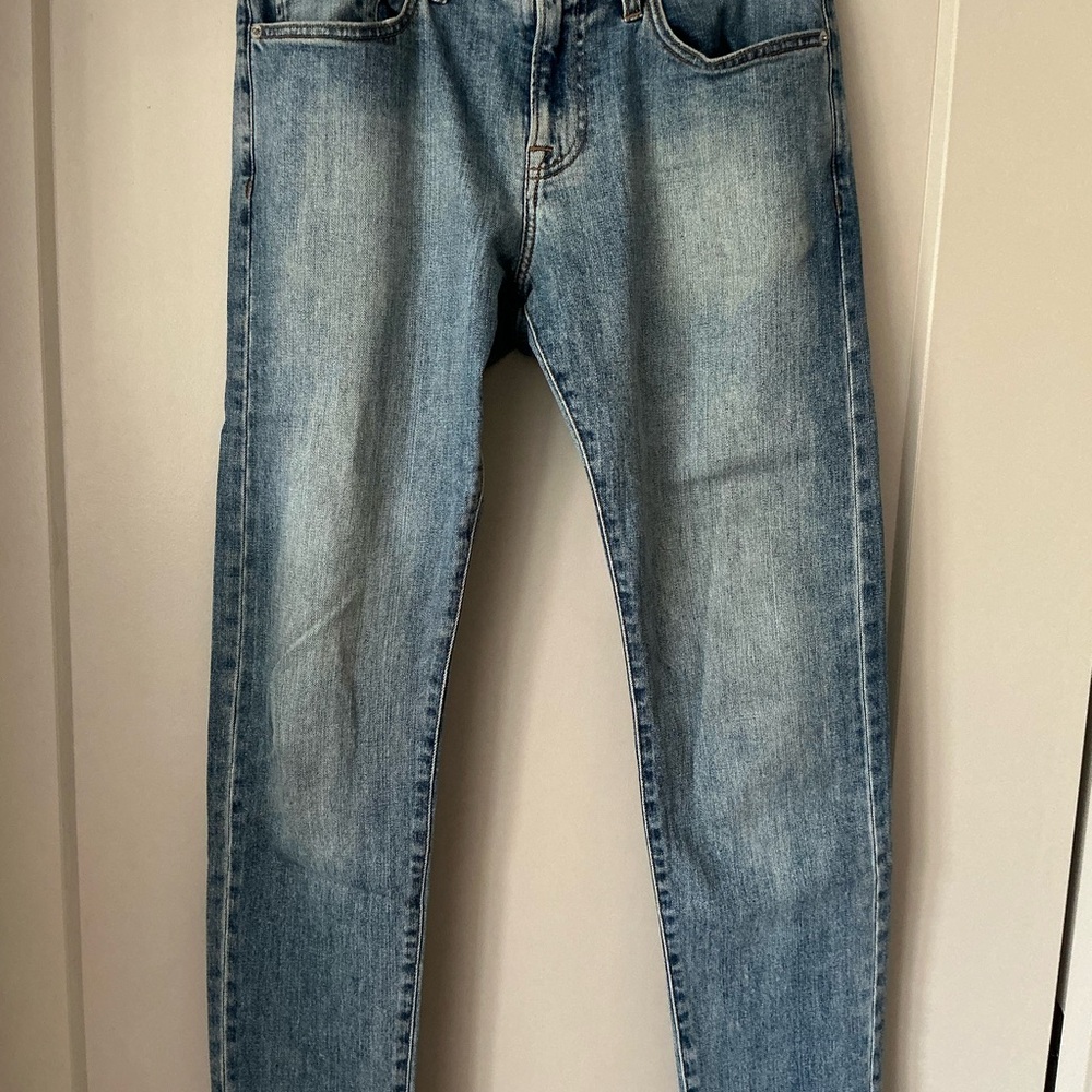 Club Monaco Blue Straight Jeans Slim Fit